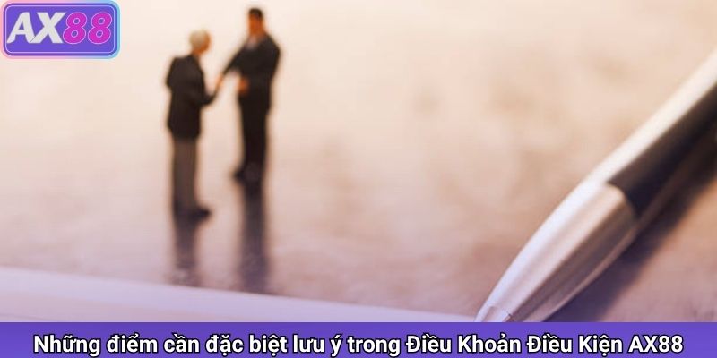 Những điểm cần đặc biệt lưu ý trong Điều Khoản Điều Kiện AX88